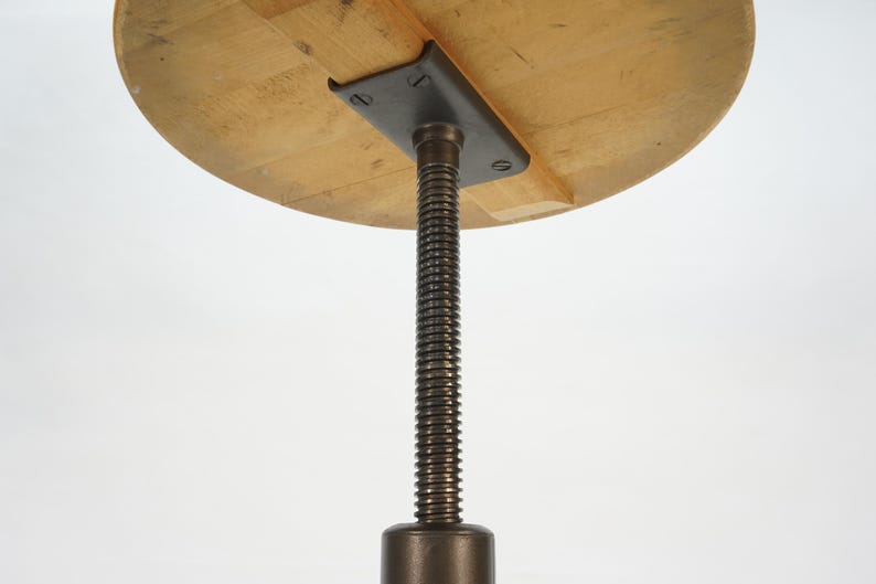 Vintage Industrial Swivel Chair, Adjustable Bauhaus Stool, 1970s - Etsy