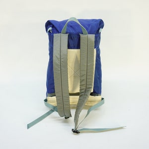 Vintage Backpack / 70s Blue Backpack / Vintage Rucksack / Hiking Backpack / Travel Backpack / Vintage Fashion / Vintage Travel / Retro Bag image 7