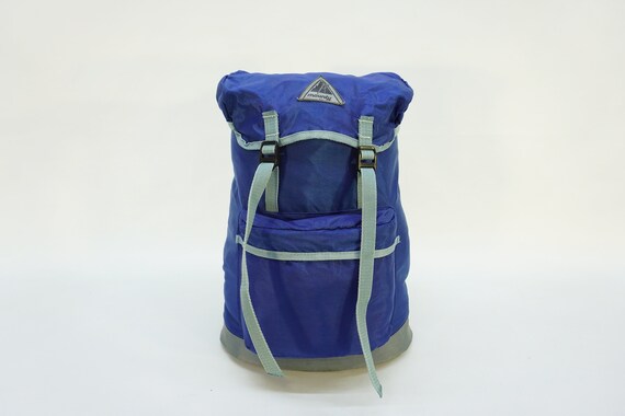 Vintage Backpack / 70s Blue Backpack / Vintage Ru… - image 4