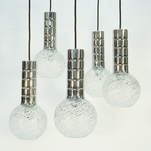 Vintage Cascade Lamp / Retro Hanging Light / 70s / Space Age / Suspention Light / Vintage Pendant Lamp / MCM / Atomic / Vintage Home Decor