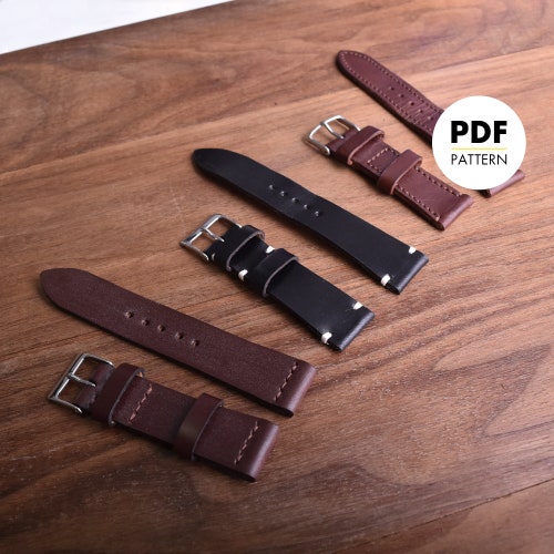 making a leather watch strap