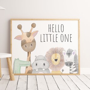 jungle nursery art