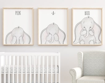 Elephant Nursery Etsy