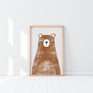 Printable Woodland Nursery Print Set of 3, Digital Instant Download ...
