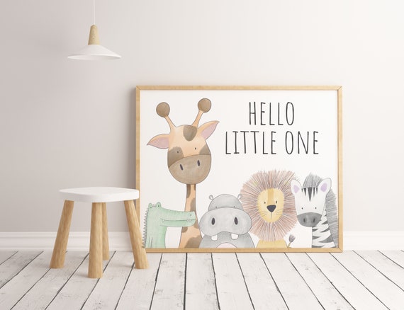 etsy safari nursery prints