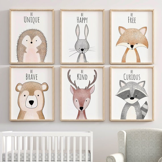 animal nursery art