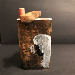 Wood Dugout Hitter Stash Box Hand Painted