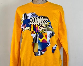 africa continent sweatshirt