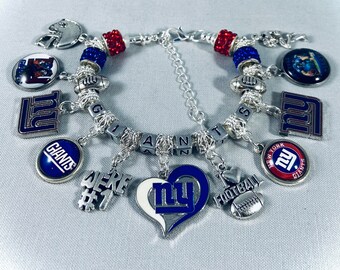 new york giants charm bracelet