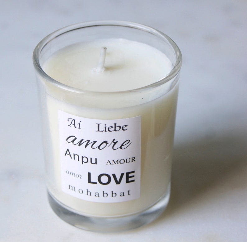 Love candle Soy Wax Candle image 6