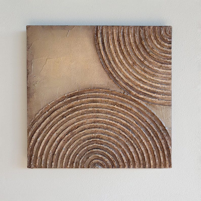 Wabi Sabi Wall Art Set of 2 | Japandi Warm Earth Tones Abstract ...