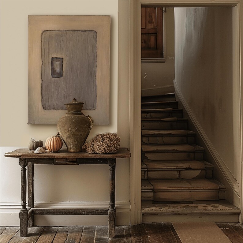 neutral palette wabi sabi painting