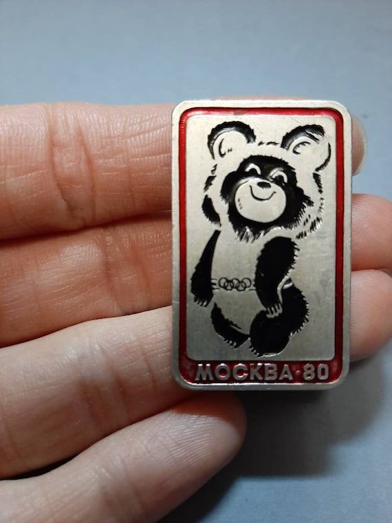Olympic bear, Olympiad 80s, retro teddy bear icon,