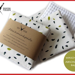 Make-up removal pads set of 4 zero waste reusable washable gift environmentally conscious zero waste cosmetic pads sustainable