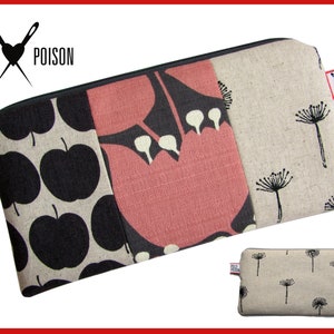 Pencil case with oilcloth pencil case pencil case pencil case pencils cosmetic case make-up TULPE