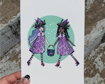 Little Witches Print