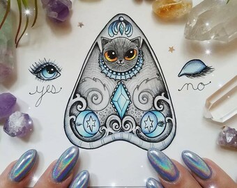 Cat Planchette Print