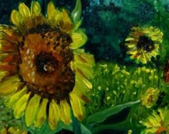 Sunflowers Original Oil