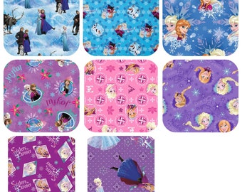 Fabric Disney Frozen Quilt Cotton Fabric Frozen Elsa and Anna  characters Many Designs