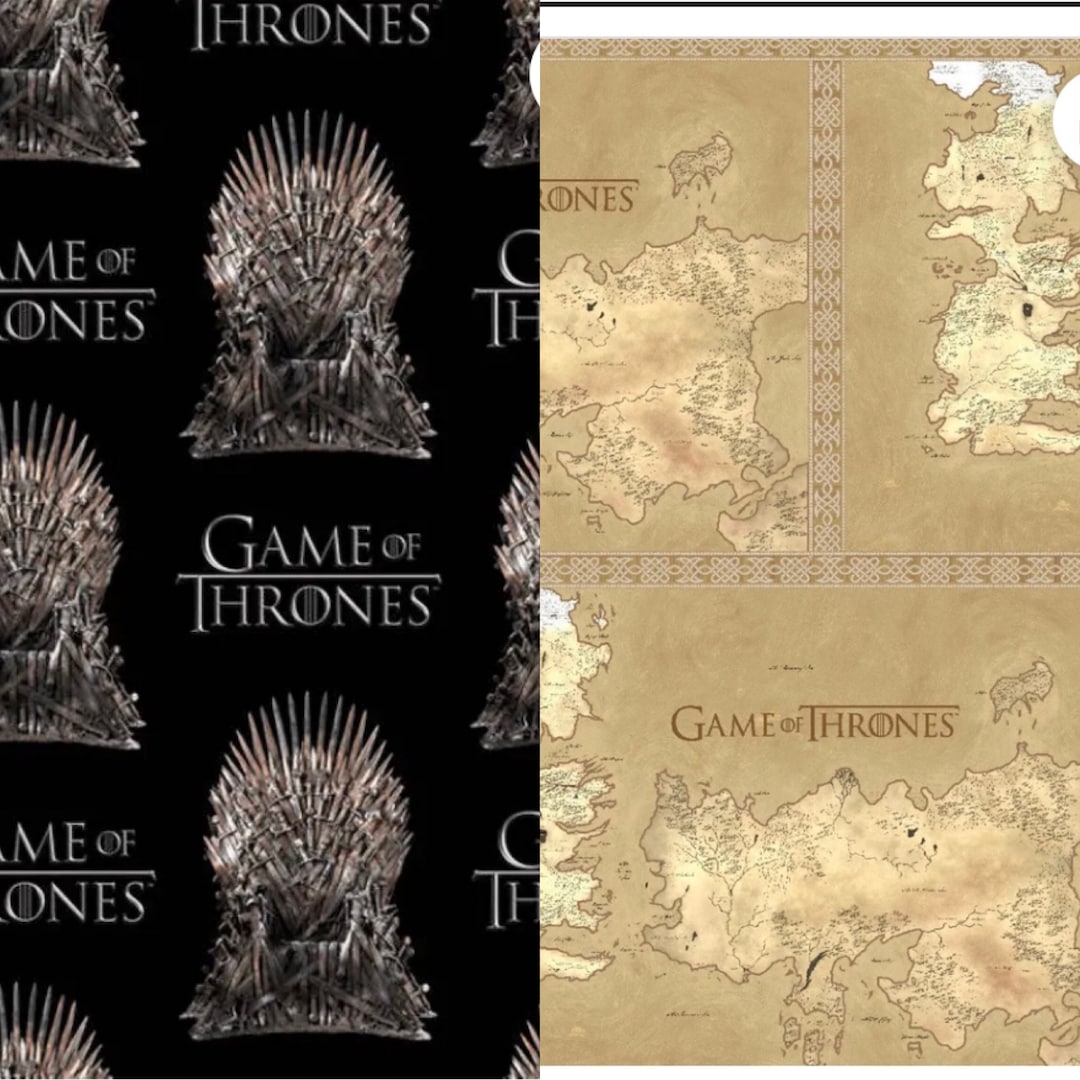 Fabric Game of Thrones SALE Quilt Cotton Fabric GOT HBO Game of Thrones