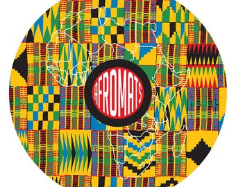 KENTE 12" vinyl record slipmat