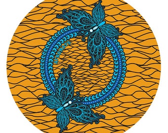 BUTTERFLY 12" vinyl record slipmat