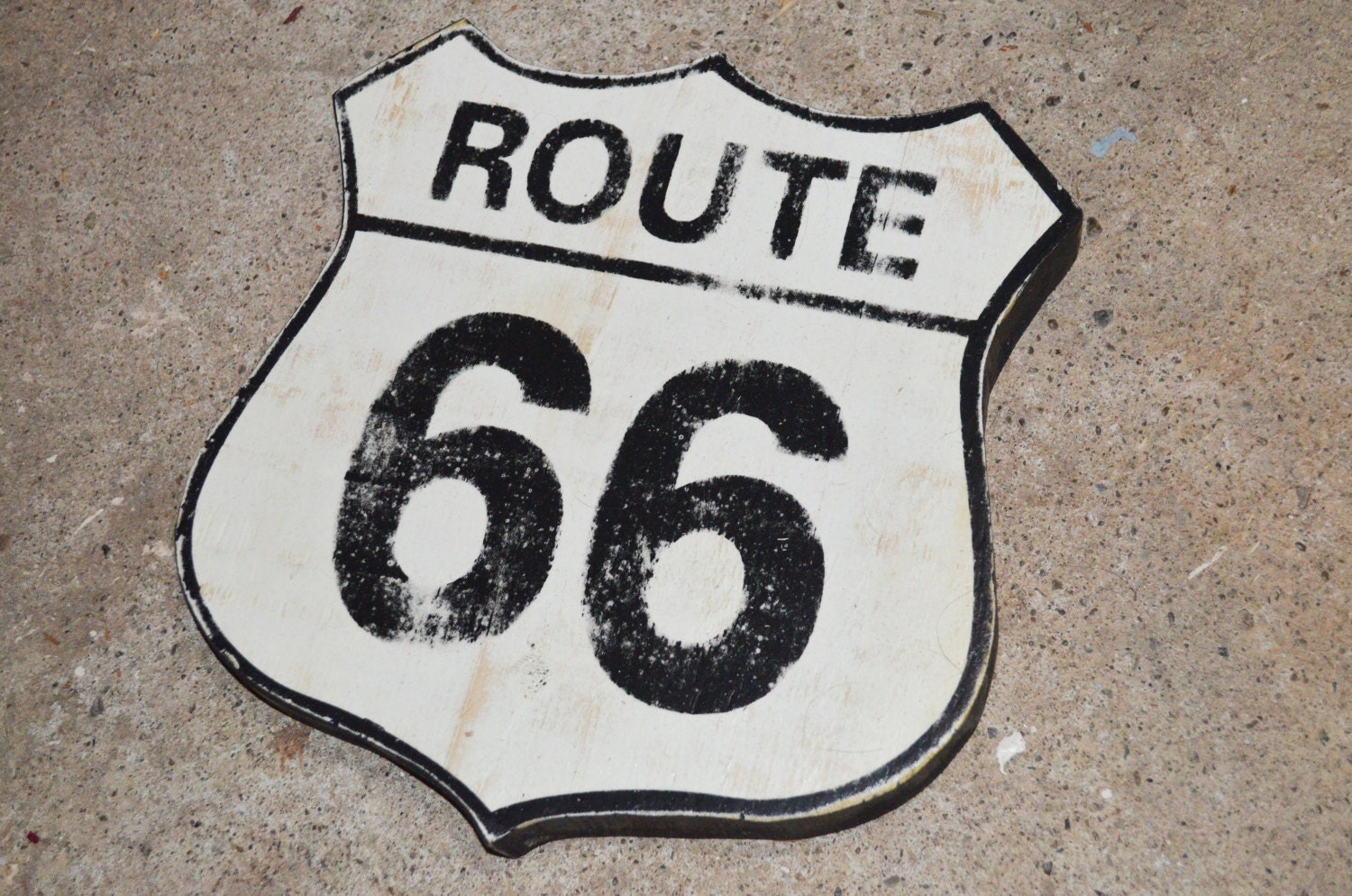 Route 66 Vintage Wood Sign Man Cave Sign Garage Sign Bar Sign Rustic ...