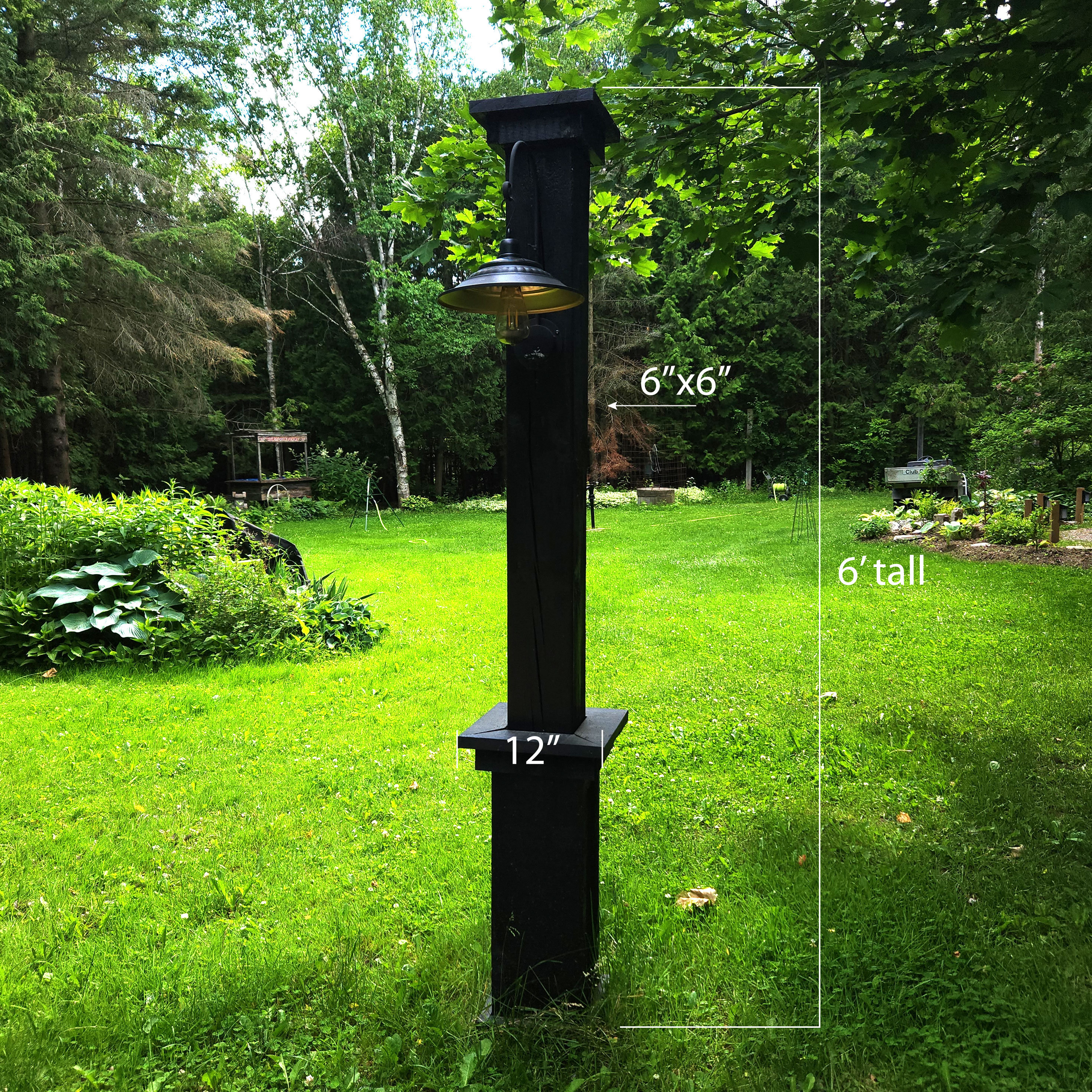 Timber Frame Sign Posts Custom Timber Sign Post, Vintage Style Light Post - Etsy
