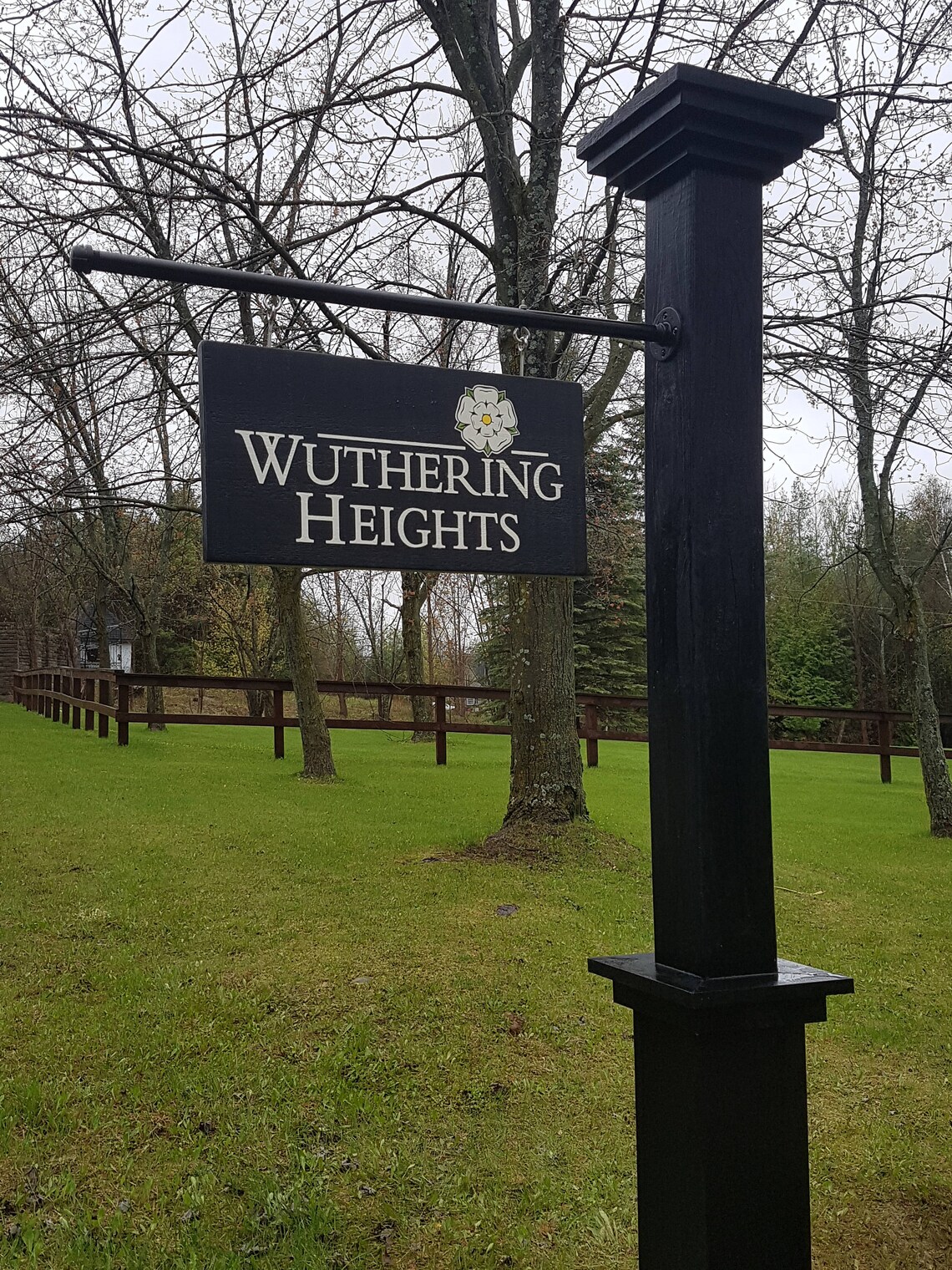 Curb Appeal Estate Sign Driveway Sign Custom Road Sign Etsy
