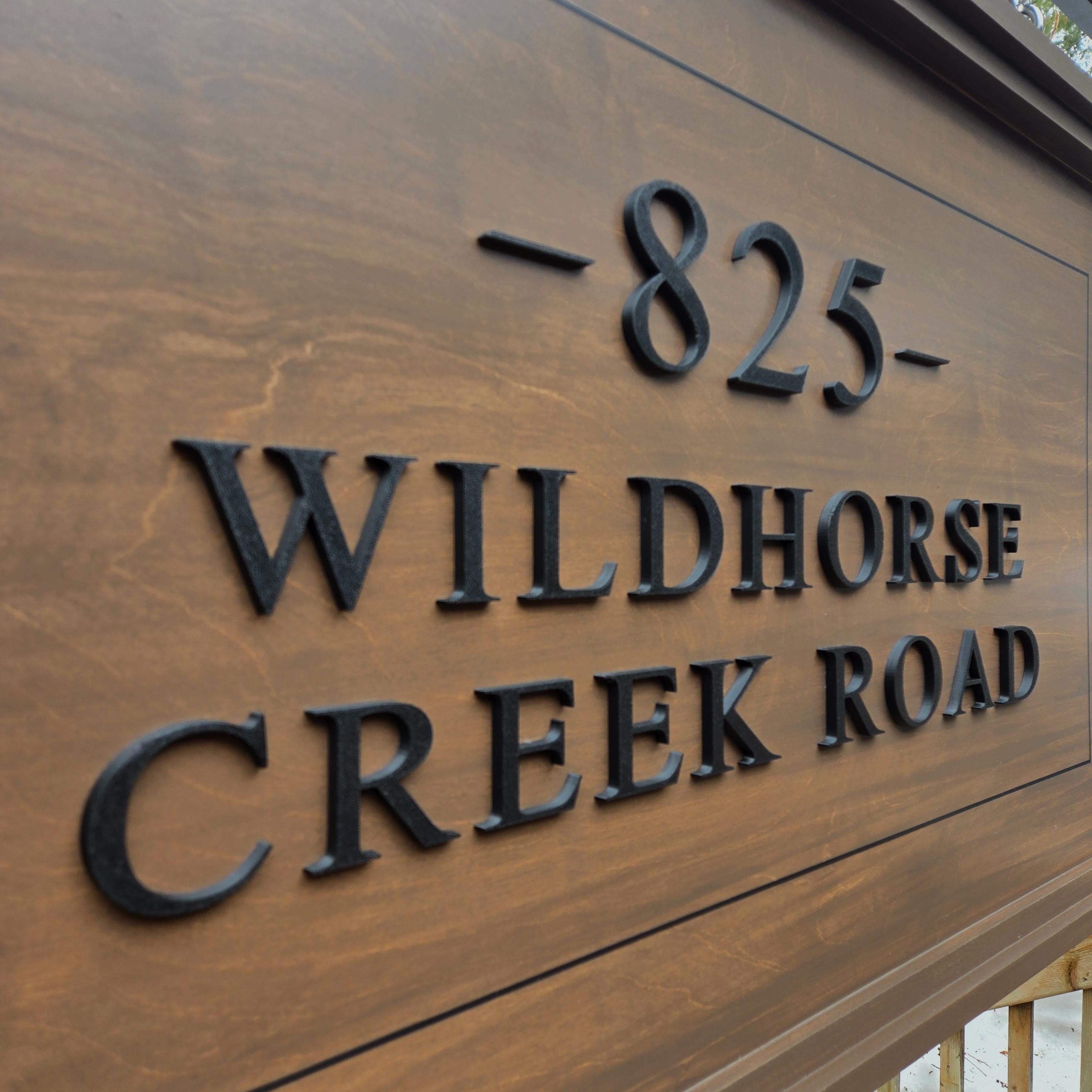Custom Estate Signage Painted Wood Sign Storefront Business Property ...