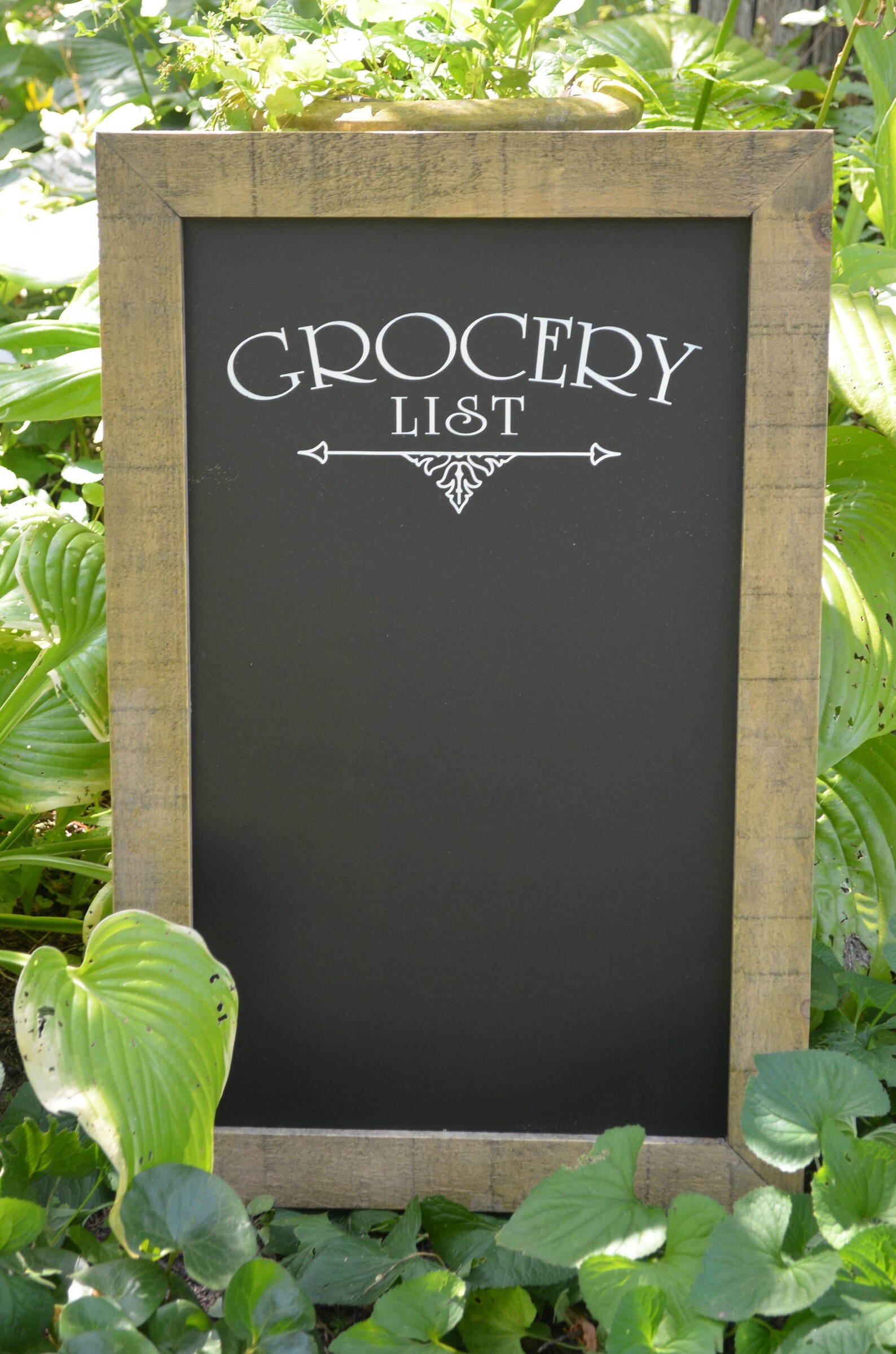 Chalk Board Sign Rustic Grocery List Sign Kitchen Sign Kitchen Etsy Canada