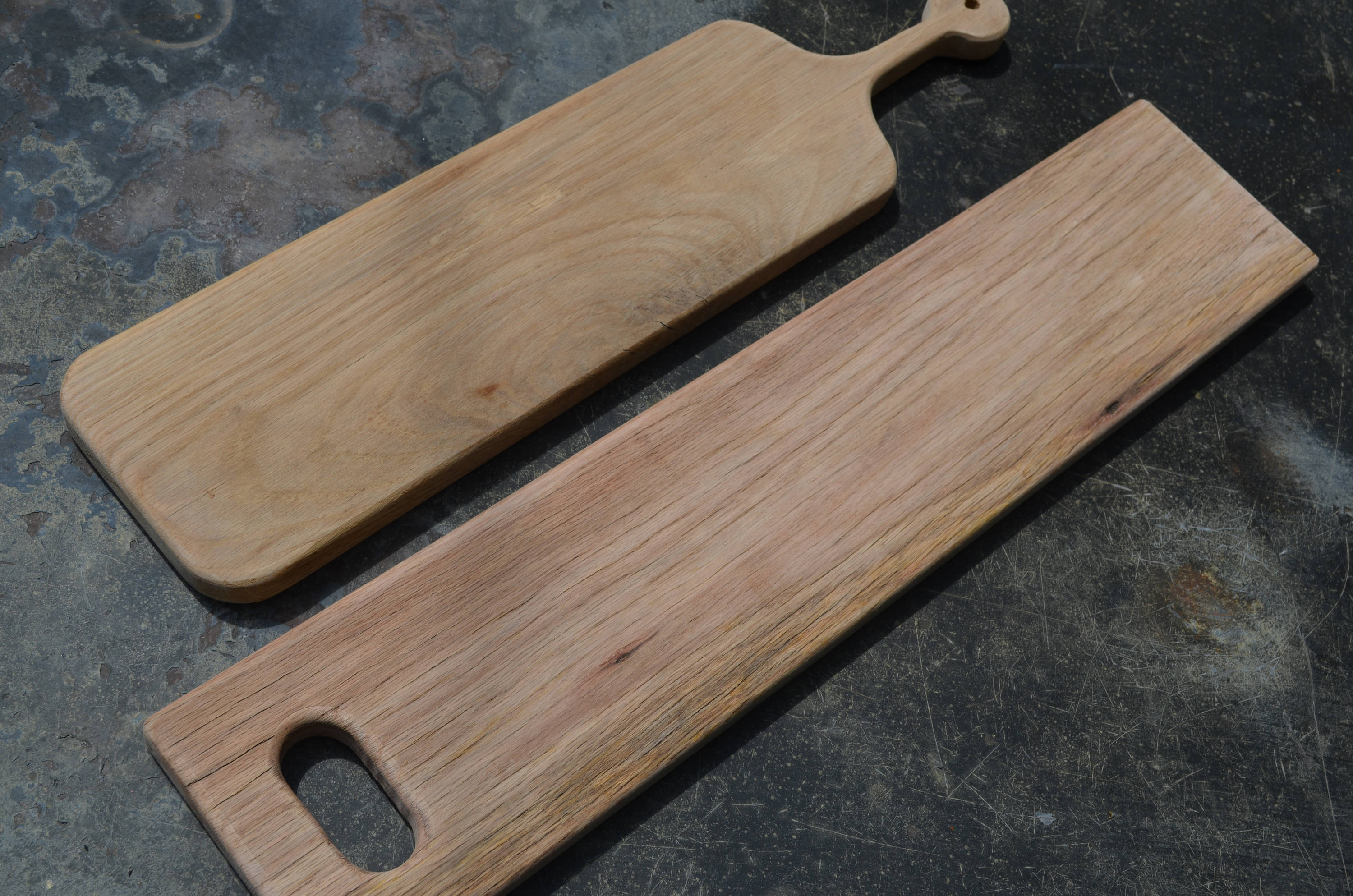 Custom Made Oak Cutting Boards Rustic Handmade Cutting Boards Etsy