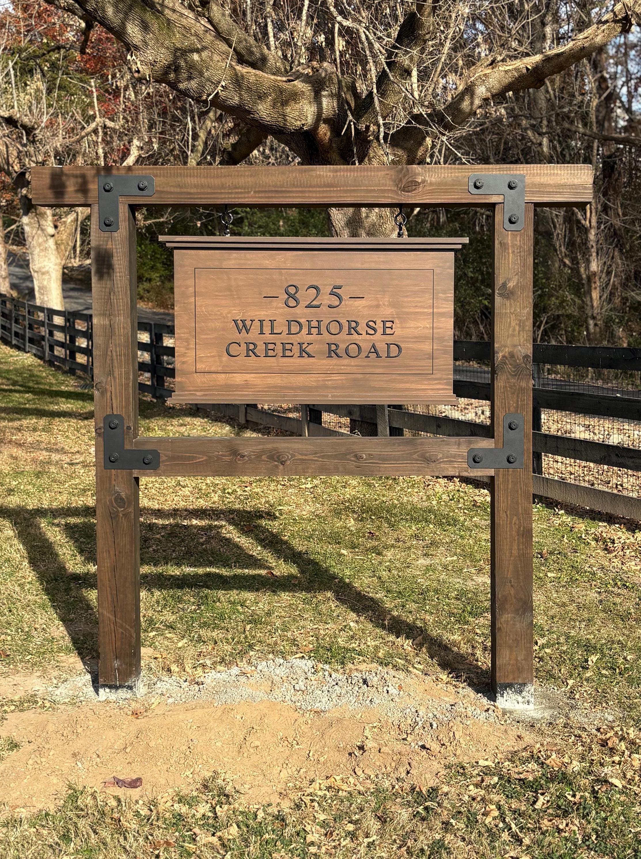 6x6 Rustic Posts Custom 6x6 Timber Sign Post Structure - Etsy