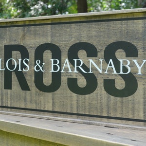 Rustic Wooden Sign Painted Wooden Sign Family Name Sign Personalized ...