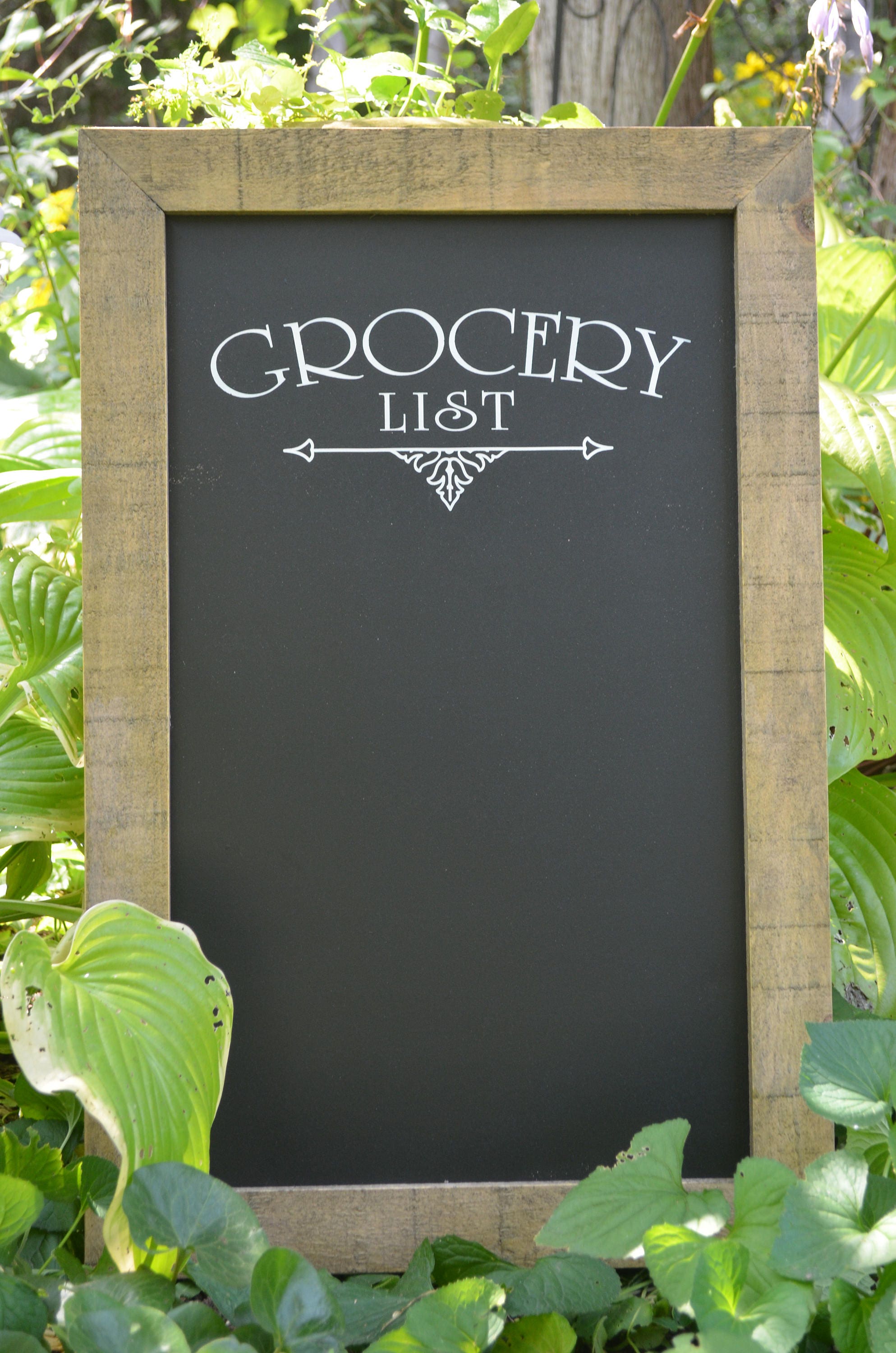 Chalk Board Sign Rustic Grocery List Sign Kitchen Sign Kitchen Etsy