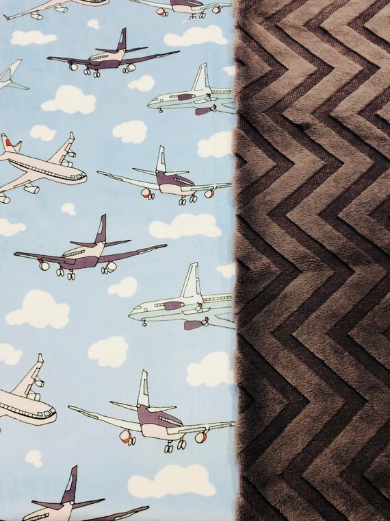 airplane baby blanket