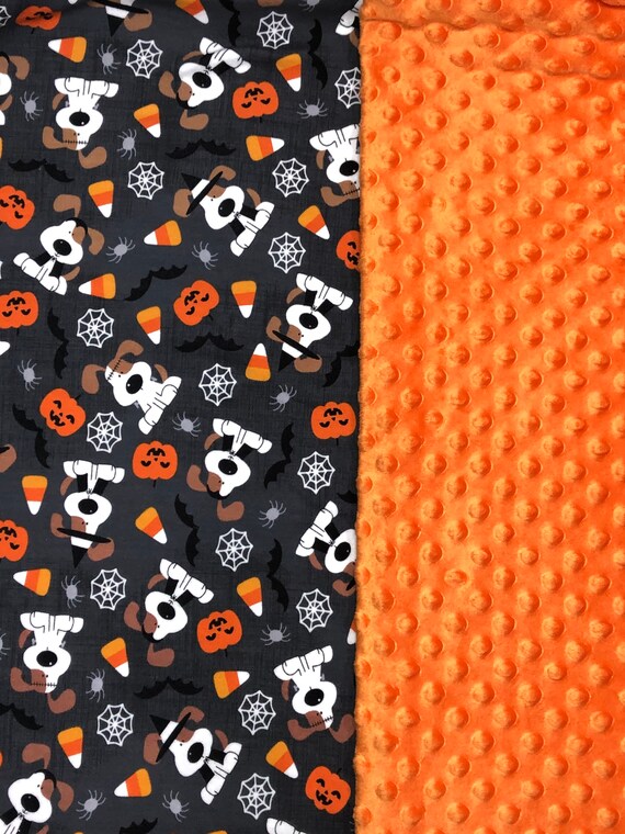 halloween baby blanket