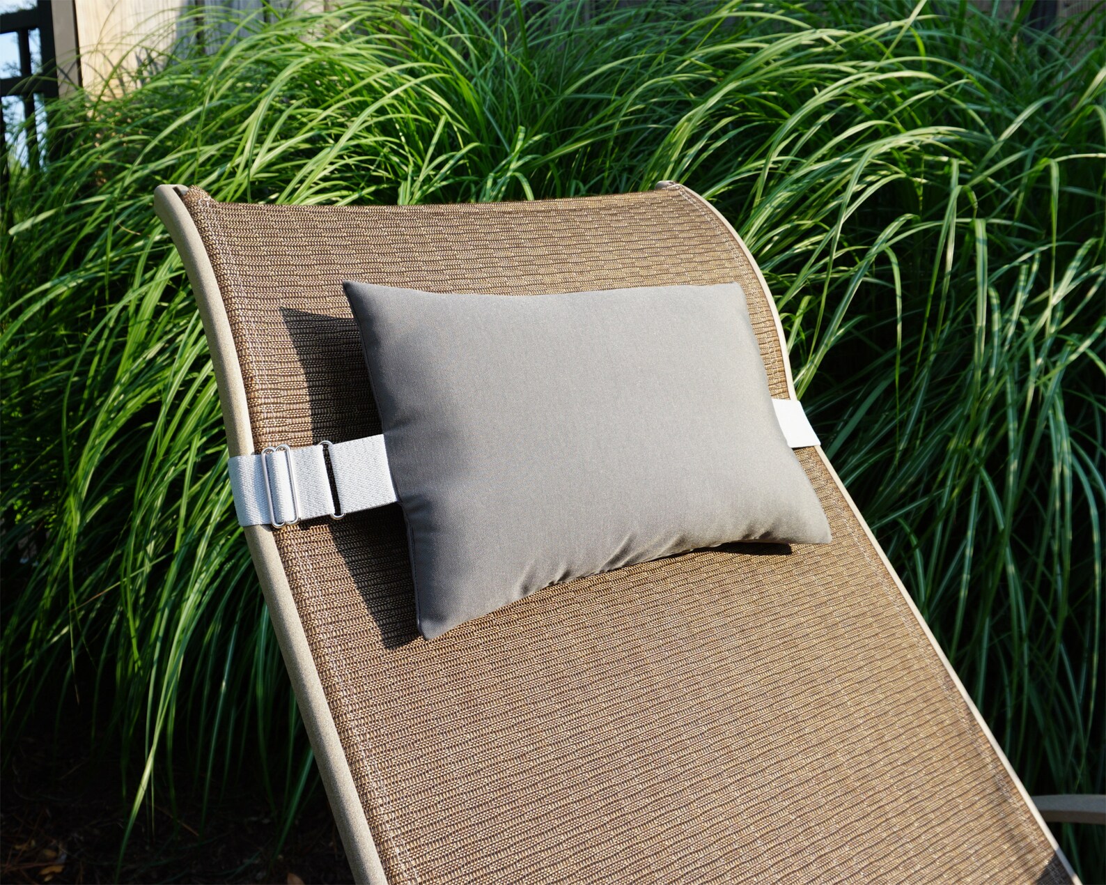 Outdoor Pool Pillow Attachable to any size lounge chair Etsy