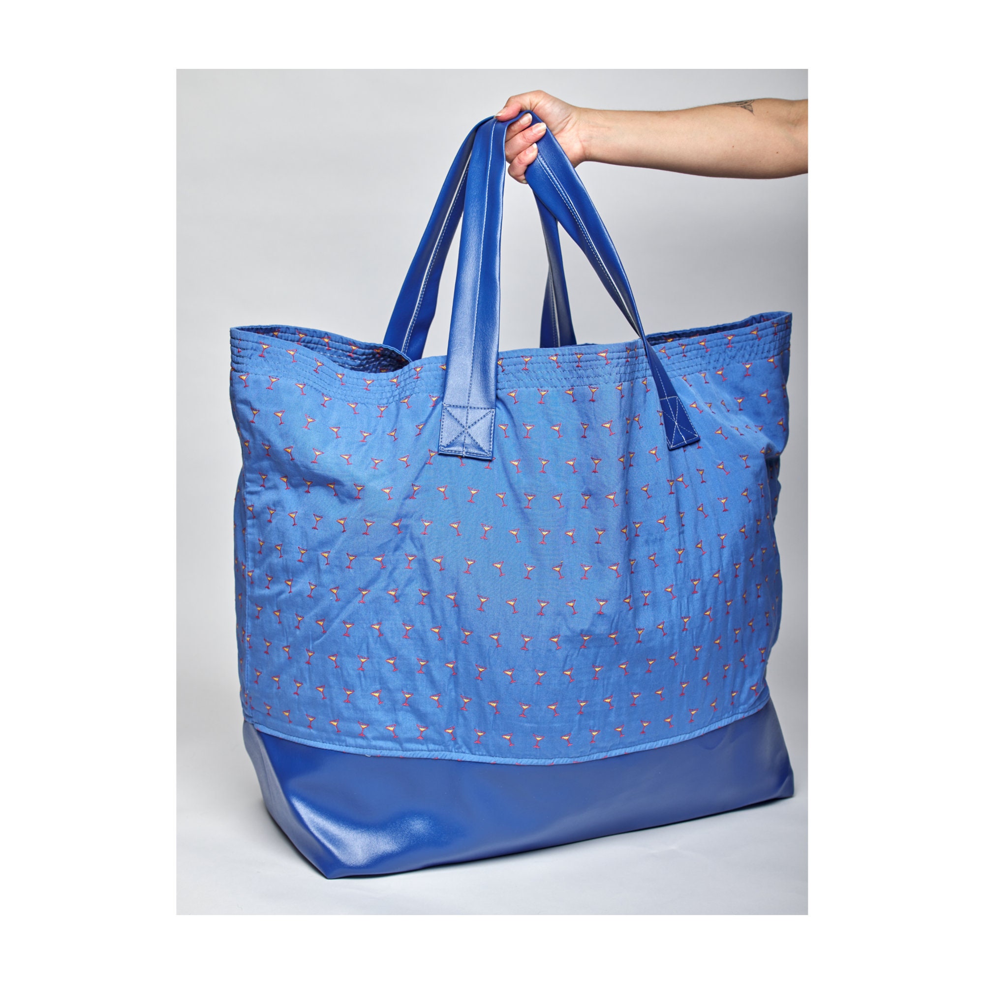 Buy Beach Bag XL Martinis by Polly Online in India - Etsy