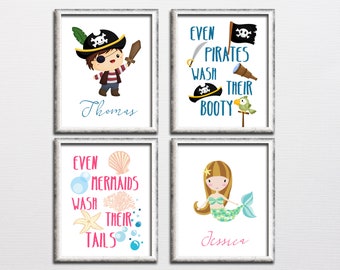 Pirate Bathroom Etsy