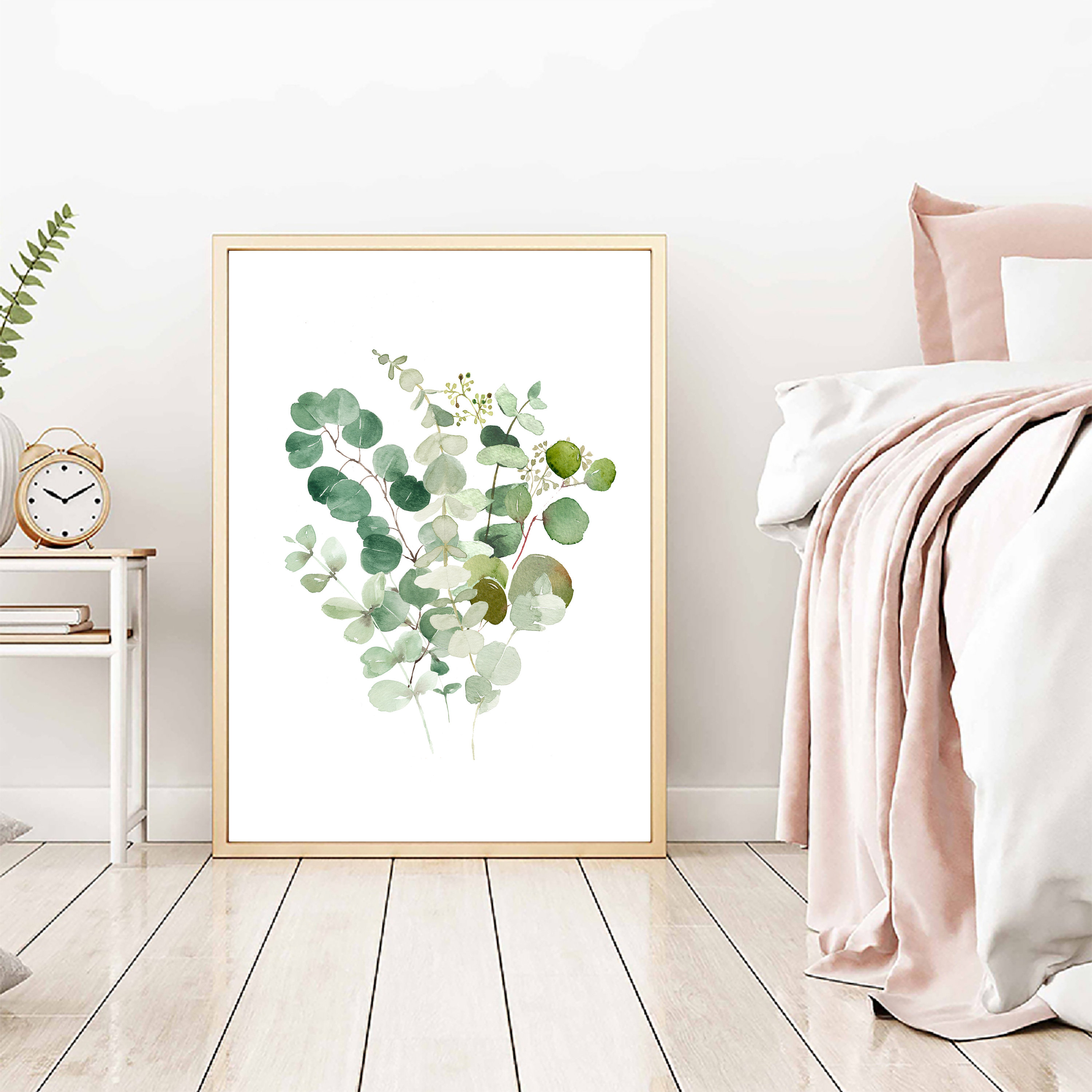 Greenery Art Set Printable Wall Art Eucalyptus Prints Plant | Etsy