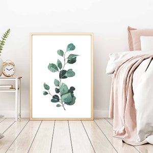 Watercolor Greenery Printable Set of 3 Plants Art Set Prints - Etsy