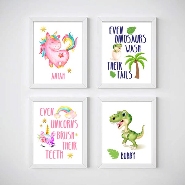 Dinosaur Bathroom - Etsy
