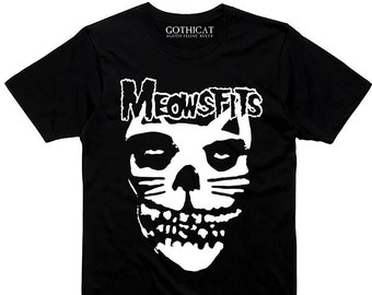 Misfits Cat Shirt | Etsy Singapore