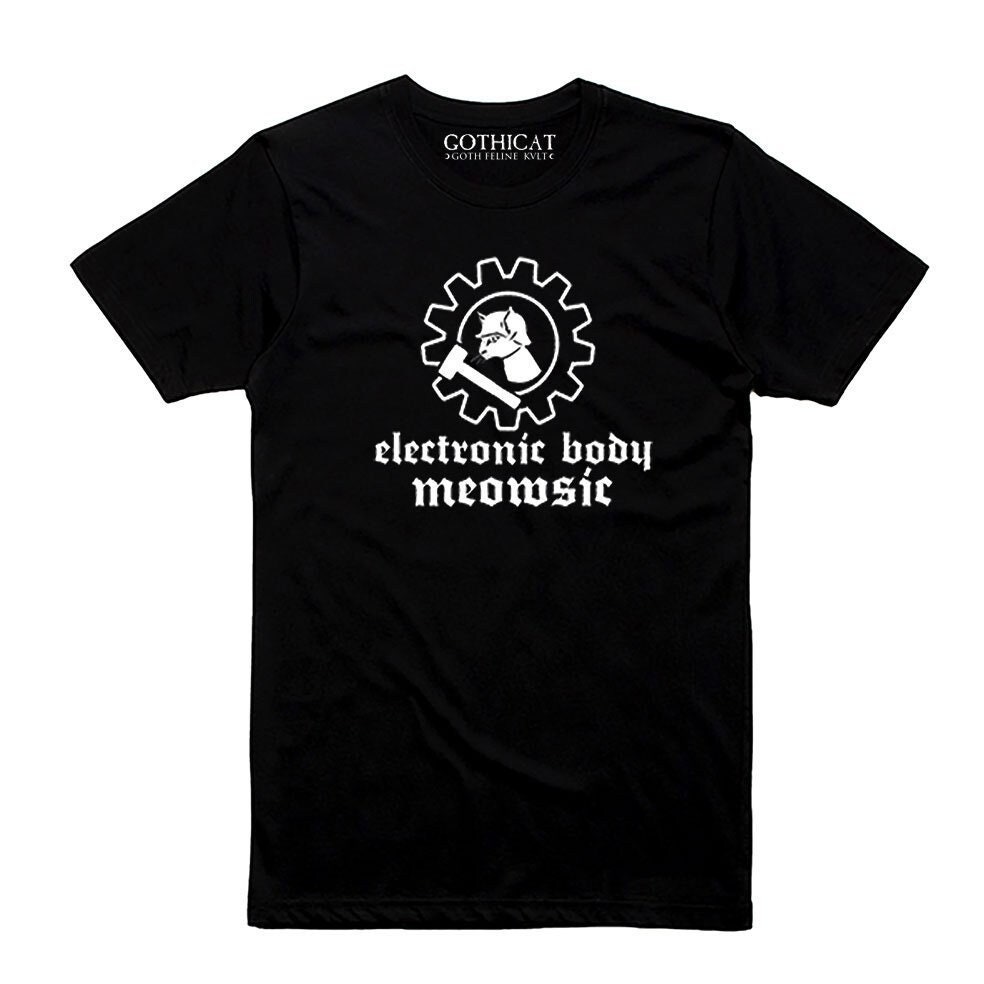 Discover Electronic Body Meowsic T-Shirt