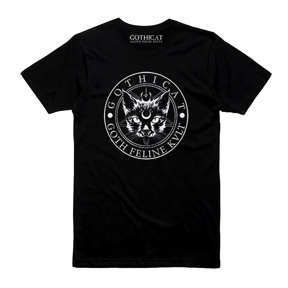 Discover Gothicat Kvlt Tshirt T shirt