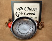 Wagner Ware Sidney O No. 9 Drip Drop Style Self-Basting Lid 1069, Cast Iron Lid, Vintage Fry Pan Lid, Collectible Art-Deco Style