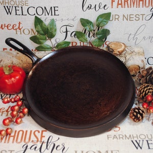 Vintage Wagner Ware Cast Iron 10 Pancake Breakfast Griddle Pan Skillet 1109