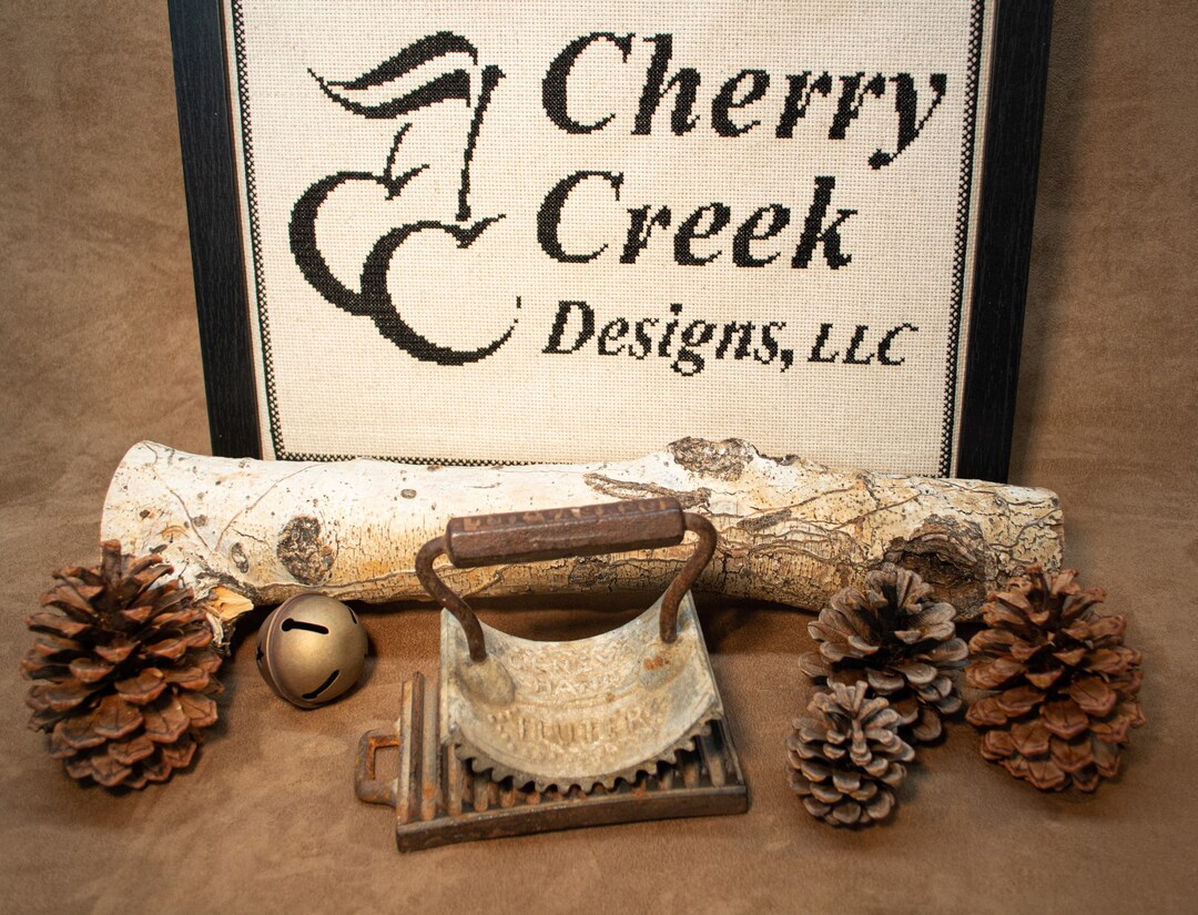 1866 Geneva Hand Fluter, Antique Iron, Sad Iron, Pleating Iron