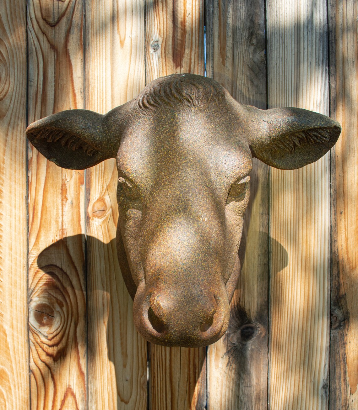 Vintage Jersey Cow Head French Country Cow Head Wall Mount Etsy